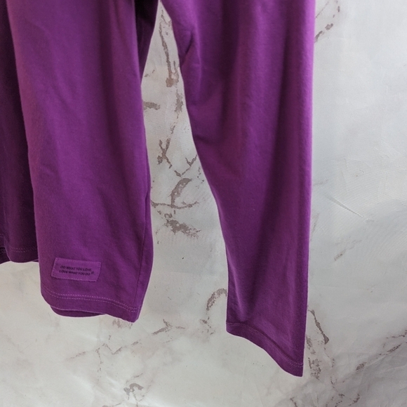 Life Is Good T Shirt Women XS Purple Thankfall Autumn Crusher V Long Sleeve - Picture 4 of 10